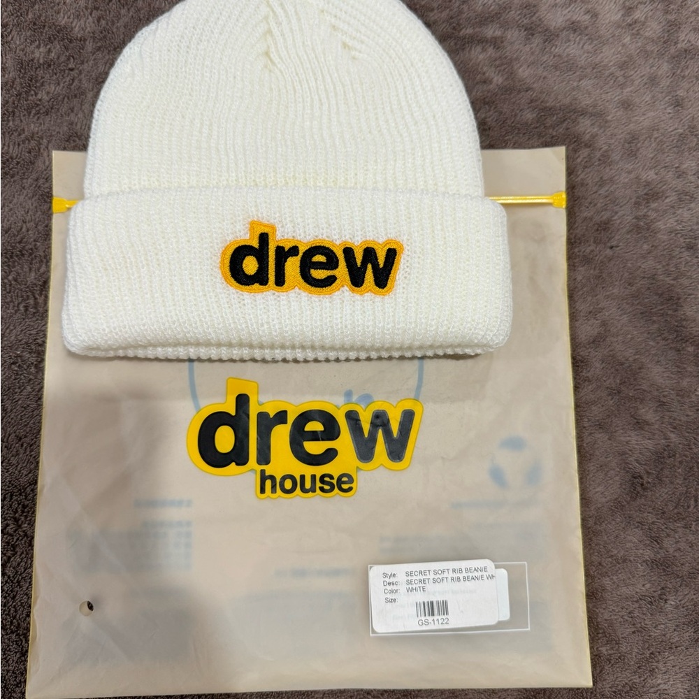 Drew House White Beanie